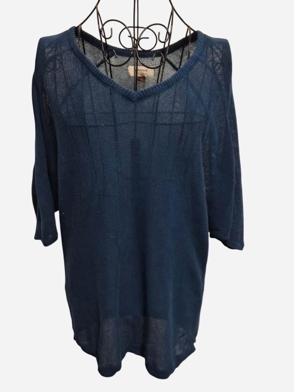 Sonoma Navy V-Neck Lightweight Knit Sweater